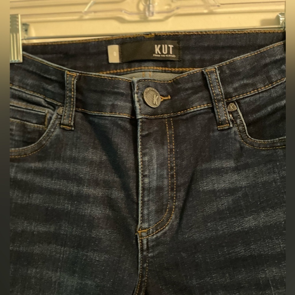 Kut From The Kloth Catherine Boyfriend Jean Blue Denim Size 0 - Picture 2 of 15